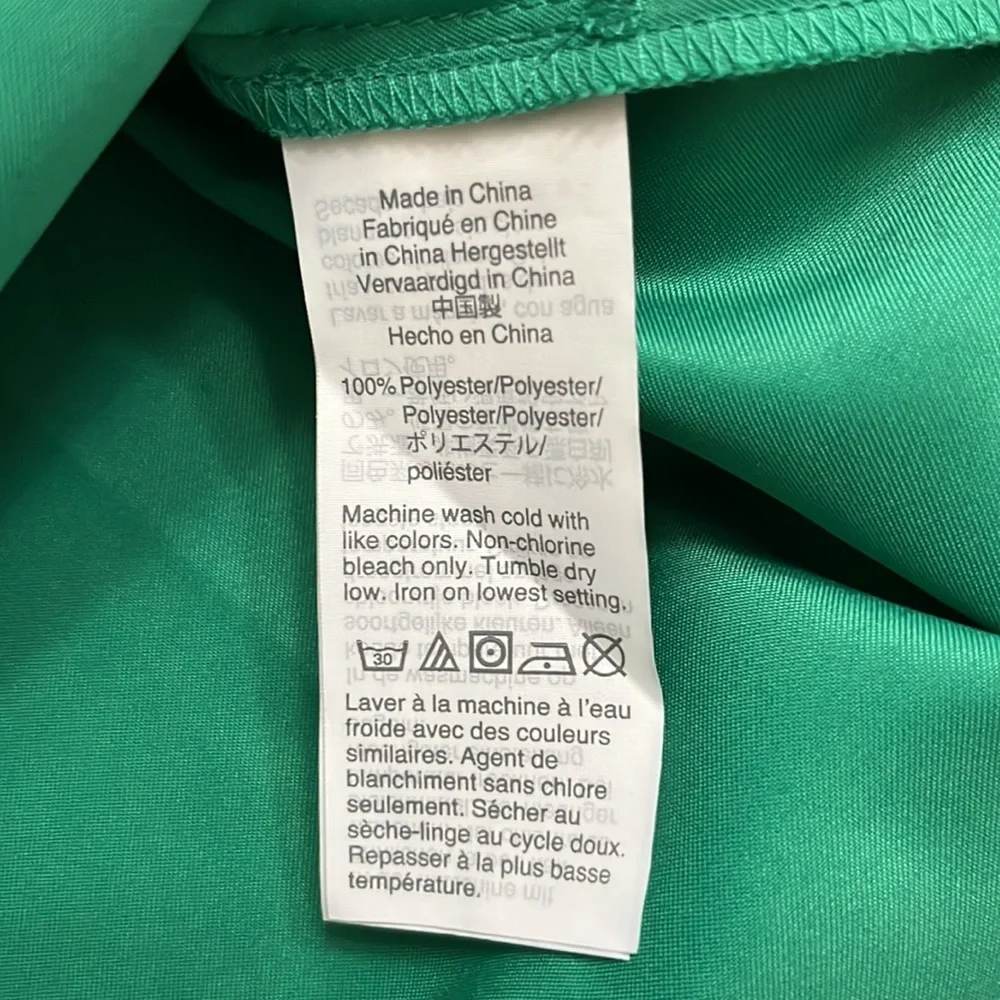 NWT J. Crew silky green (bright patina) cami top Size S
